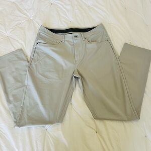 Men's Light Gray Golf Pants